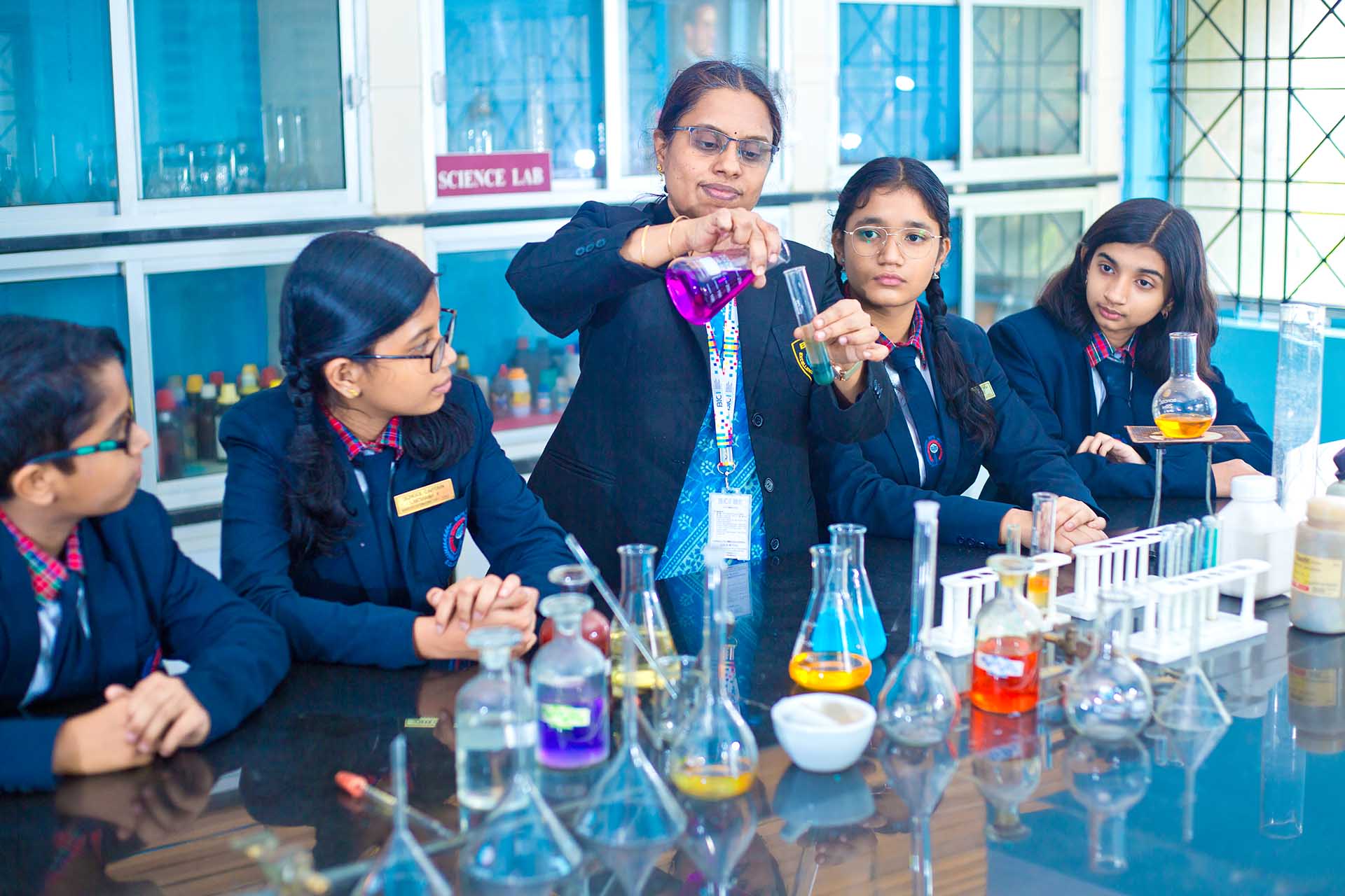 Bangalore international public school icse bips State of the Art Laboratories chemistry-Lab