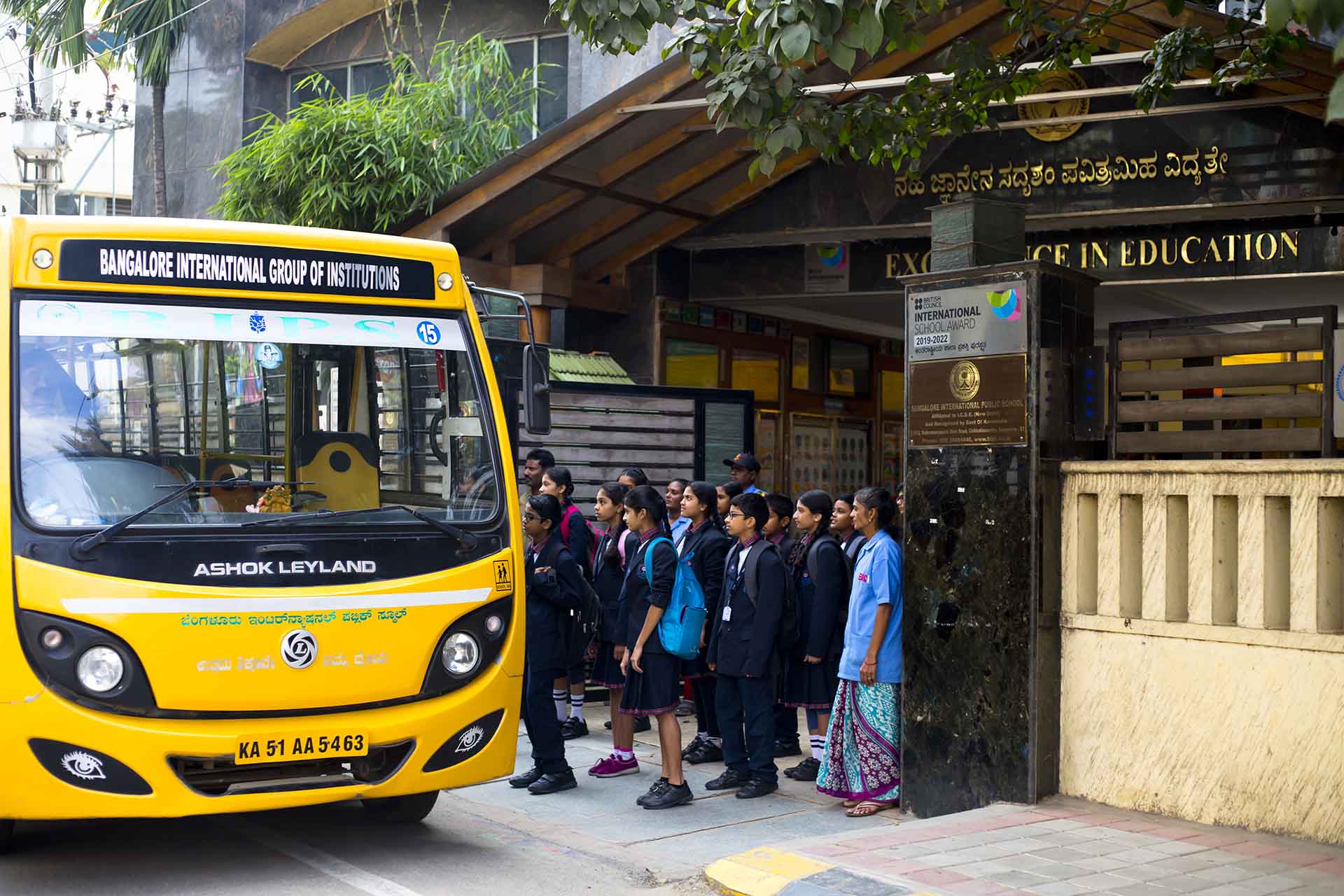 Bangalore international public school icse Transportation bips
